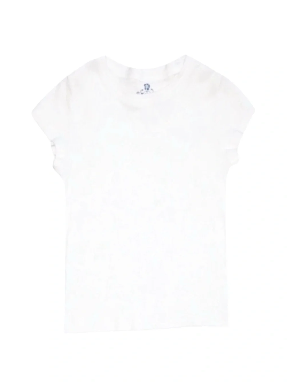 CHILDREN'S PLACE Girl's White Short Sleeve Top Size Medium 7/8